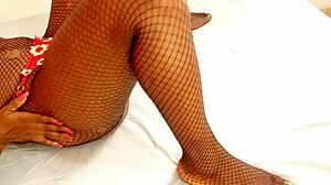 Two Lesbians Striptease In Lingerie Before Spanking And Ripping Clothes For Big Black Cock Fuck