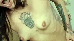 Tall Skinny Girl Rides Cock Til Moaning Orgasm!