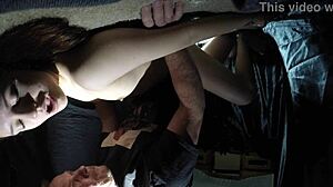 Skinny brunette slut britney madison gags on cock in van during hardcore deepthroat sex part 2