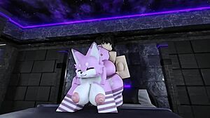 Rough furry encounter in Roblox turns wild. Watch intense action unfold with raw passion.