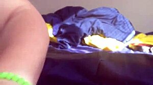 young interracial couple chats casually about their day