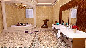 being a dik 44 - going down the spa with 2 horny sorority girls & 1 blonde busty college chick who loves to watch