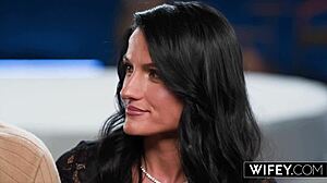 Wifey hotwife milf real wife Ridley rides Christian's cock in doggystyle, missionary, and cowgirl