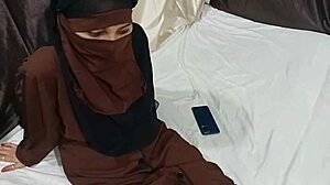 Hot Muslim sister-in-law seduces stepbrother for sex