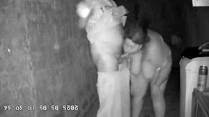 hidden camera catches stepmother fucking stepson in alley