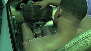 Franklin in GTA 5 hires a hooker for car service