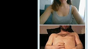 cute brunette teen dares to flash and help stranger on webcam hub