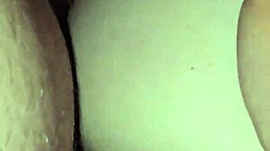 Wife bends over for creampie