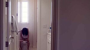 unfaithful husband pushes pregnant wife into wild gangbang submission. casey calvert and leana lovings shock!