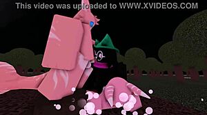 Whorblox Ralsei gets wild in a furry fantasy fuck scene. Dive into this odd digital romp.