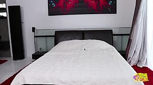 Dirty MILF Catches Girl with Vibrator and Makes Her Cum