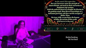 In Blackmoor Manor part 4, are you ready for the naked BBW brunette's big natural tits?