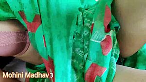 Indian teacher mohini meets her student in the restroom