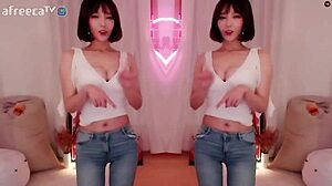 Korean BJ Winter performs a seductive sexy dance