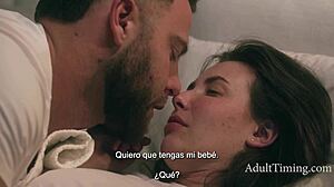 unfaithful husband pushes pregnant wife into wild gangbang submission. casey calvert and leana lovings shock!