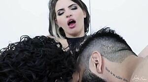 Milf and Wife Take Hard Anal in Wild Threesome with Gaping Action