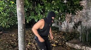 Old cuckold watches muscular thief fuck young wife angel cruz at pool intensely