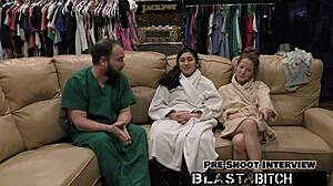 Jasmine Rose's Back Blasted Hard With Cum