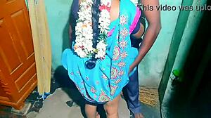 wow, indian aunty gets fucked by house owner with monster cock while cleaning