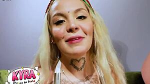 Pri Melancia TALKS about ANAL FRUIT 3 in SEE-THROUGH RED!