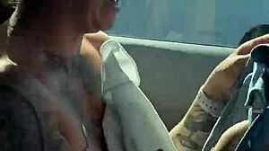 just a girl fixing her sports bra in the gym parking lot