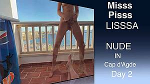hey, wanna see missspisss flash her goods in this wild pee compilation?