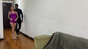 She Begs For My Big Cock And I Pound Her White Pussy Hard