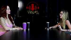 Neighbors complained about noise while she chatted and climaxed with boss