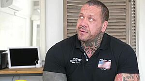 Incredible fuck with tattooed office secretary in amateur porn!