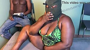 nigerian big booty smokes and fucks till squirt