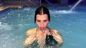 Exhibitionist Couple Katty Blake Bangs Hard in Public Spa, Dare to Watch?