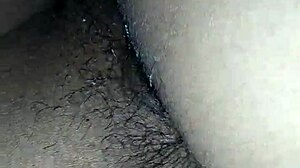 Ever Seen an Ebony Amateur Take a Monster Black Cock Close-Up?