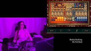 In Blackmoor Manor part 4, are you ready for the naked BBW brunette's big natural tits?