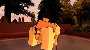 My girlfriend asked me to fuck her mercilessly on Roblox.
