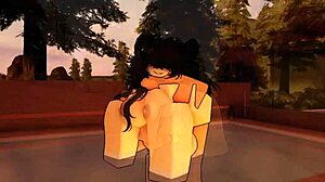 My girlfriend asked me to fuck her mercilessly on Roblox.