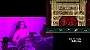 In Blackmoor Manor part 4, are you ready for the naked BBW brunette's big natural tits?