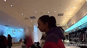 Exceptional Czech Chick Tempted In Shopping Centre And Shagged In POV