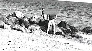 Huge cock nude beach voyeur with 10 inch monster