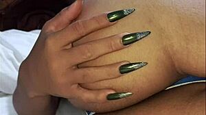 Latina wants to fuck young guy and squeeze his cock with her huge ass