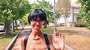 Hairy Girl Bounces Tits Out Of Top