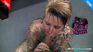 Tattooed Mature Pov Suck