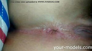 i love watching this beautiful brunette caress her body