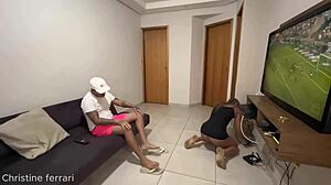 Hotwife takes advantage while husband is away