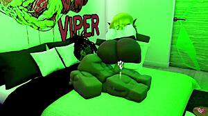 Viper and candy explore their new house with passionate fucking