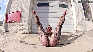 Thong Bodysuit Walking Docks