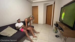 Hotwife takes advantage while husband is away