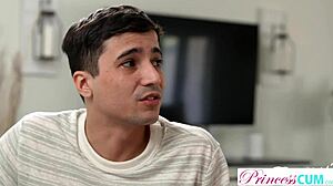 Stepsis asks stepbro cock throat depth