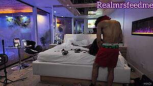 Medusa screams, 'Dominate me with that monster cock in doggystyle!'