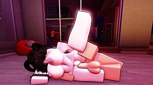 My girlfriend asked me to fuck her mercilessly on Roblox.