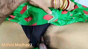 Indian teacher Mohini banged hard in restroom